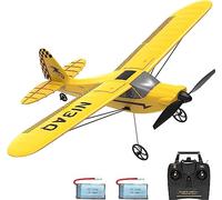 VOLANTEXRC Avion Télécommandé 3 canaux Jouets de Chasse télécommandés, 2.4GHz Planeur RTF, RC Avion avec 2 Batteries, Facile à Piloter pour Les débutants (Sport Cub S2)