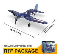 Volantexrc Mini F4u V2 Epp 400 Mm Envergure 2.4g 4ch Gyro 6 Axes One Clé Voltige Xpilot Système De Stabilisation Rc Avion Planeur Warbird Rtf Pour Débutant-Générique