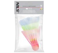 Volants De Badminton - Nils Extreme Nbl6013 - Nylon Résistant - Usage Régulier - Mixte Multicolore