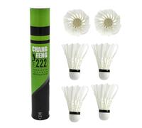 Volants de badminton - Plume de canard, birdiee de badminton, ensemble d'entraînement avec volant, balle en plumes | Volants d'entraînement à haute vitesse pour adultes et adolescents