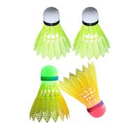 Volants de badminton | Volant | Balle de badminton coupe-vent haute visibilité pour et adultes dans le jardin, l'intérieur, la plage, le parc, la salle de sport