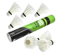 Volants de badminton,volants de badminton en plein air - Ensemble de balles d'entraînement à plumes | Ensemble de balles de badminton hautement stable pour les entraînements d'activités sportives en