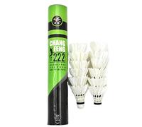 Volants de Badminton - Volants de Badminton en Plumes de 12 pièces | Balles de Badminton pour entraînement Sportif, Boules d'entraînement pour la tête en Mousse de Badminton pour partit
