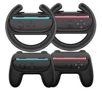 Volants de Course 4 en 1 pour Nintendo Switch 2 - HEYSTOP - Modèle Mario Kart - Anti-Dérapant + Durable - 4 Pièces
