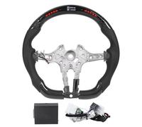 Volants de Voiture compatibles avec X6 F16 M X6M F86 2015 2016 2017 2018 2019 - Modification de l'ensemble du Volant en Fibre de Carbone avec indicateurs de Changement de Vitesse