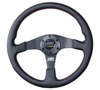 Volants Sport Volant Sport Drift en cuir véritable, 14 pouces/350mm, réglage de course