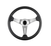 Volants Sport Volant sport Racing Universal 13 pouces 34 0mm Aluminium + PU Drifteur Directeur Auto Accessoire(Silver)