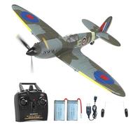 VOLANTXRC Avion Télécommandé, 4CH Spitfire Avion RC pour Adultes, Débutants