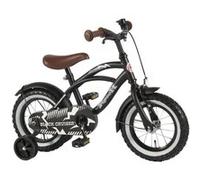 Volare Black Cruiser Vélo Garçon 12 pouces 21,5 cm Garçon Frein à rétropédalage Noir Noir, Noir Mat G