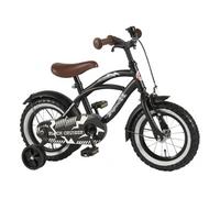 Volare Black Cruiser Vélo Garçon 14 pouces 23,5 cm Garçon Frein à rétropédalage Noir