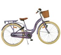 Volare Blossom Vélo D'Enfant Pour Fille - 26 Pouces En Violet Avec 3 Vitesses