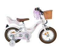 VOLARE Vélo enfant Blossom 12 pouces, sans frein à rétropédalage