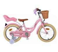 Volare Blossom Vélo Pour Enfant - Fille - 16 Pouces - Rose - Freins À Deux Mains