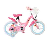 Volare Disney Princesse Vélo - Fille - 14 Pouces - Rose - Deux Hand Freinage