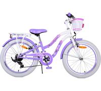Volare Lovely Vélo Enfant - Fille - 20 pouces - Violet - 6 vitesses