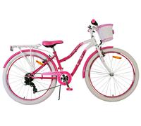 Volare Lovely Vélo Pour Enfants Pour Filles - 26 Pouces En Rose Avec 7 Vitesses
