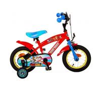 Volare Paw Patrol Vélo Enfant - Garçon - 12 Pouces - Rouge / Bleu