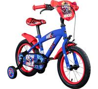 Volare Sonic Vélo enfant 14 pouces garçons filles 100 - 115 cm Vélo à partir d'environ 3,5 ans avec roues stabilisatrices et frein à rétropédalage