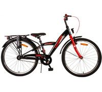 Volare Thombike Vélo Enfant - Garçons - 24 Pouces - Noir Rouge