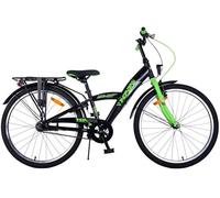 Volare Thombike Vélo Enfant - Garçons - 24 Pouces - Vert Noir - 3 Vitesses
