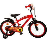 Disney Cars 16 Vélo D'Enfant Rouge 4-6 Ans Vélo Main / Frein à Rétropédalage