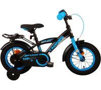 Thombike 12 Pouces Vélo Enfant Bleu Noir 3-4,5 Ans Vélo Avec Roues Stabilisateur
