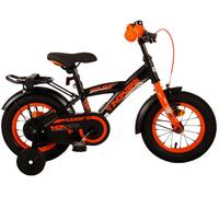 Thombike 12 Pouces Vélo Enfant Orange Noir 3-4, 5Jahre Vélo Roues D'Appui Vélo