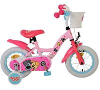 Volare Woezel & Pip Vélo d'enfant pour fille - 12 pouces en rose avec caractéristiques de sécurité
