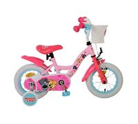 Volare Woezel & Pip Vélo Enfant pour Fille - 12 Pouces en Rose Avec Sicherheitsm