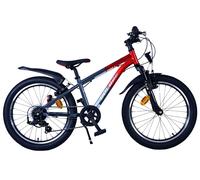Volare XC Course Vélo Enfant - 20 Pouces - 7 Gang - Rouge/Gris pour Garçons