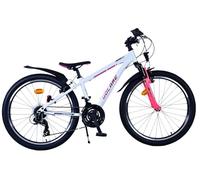 Volare XC Race Vélo pour enfant - 24" - 21 vitesses - Blanc et rose