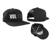 Volbeat Casquette De Baseball 3D Band Logo Nouveau Officiel Noir Snapback Size One Size