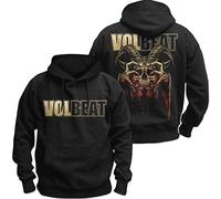 Volbeat - Felpa # XL Unisex Black # Bleeding Crown Skull [Import]