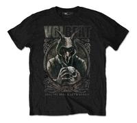 Volbeat - T-Shirt # L Black Unisex # Goat With Skull