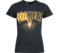 Volbeat God of Angels Trust Femme T-Shirt Manches Courtes Noir L 100% Coton Regular/Coupe Standard