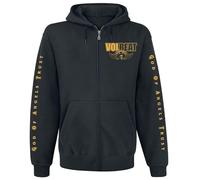 Volbeat God of Angels Trust Homme Sweat-Shirt zippé à Capuche Noir XXL