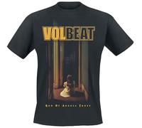 Volbeat God of Angels Trust Homme T-Shirt Manches Courtes Noir M 100% Coton Regular/Coupe Standard