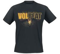 Volbeat God of Angels Trust Unisexe T-Shirt Manches Courtes Noir 100% Coton Regular/Coupe Standard