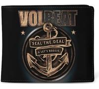 Volbeat - Portefeuille "Seal The Deal" PH3690 (Taille unique) (Noir/Or)