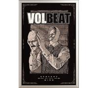 Volbeat - Poster - Servant of the Mind + cadre amovible, Shinsuke® Maxi aluminium argenté, vitre acrylique