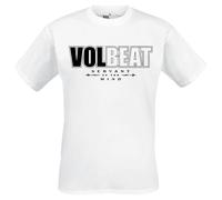 Volbeat Servant of The Mind Logo Homme T-Shirt Manches Courtes Blanc L