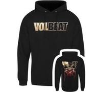 Volbeat Sweat à capuche Bleeding Crown Skull Homme Noir - Taille L G