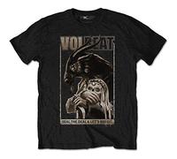 Volbeat - T-Shirt # L Black Unisex # Boogie Goat [Import]