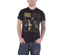 Volbeat T Shirt Seal The Deal Band Logo Nouveau Officiel Homme Noir Size M