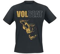 Volbeat The Grim Reaper Homme T-Shirt Manches Courtes Noir M 100% Coton Regular/Coupe Standard