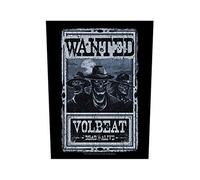 Volbeat Wanted Unisexe Dossard Standard, 95% Coton, 5% Polyester, 25 x 35 cm