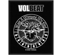 Volbeat Woven Patch Wait A Minute My Girl Nouveau Officiel Noir