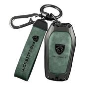 VOLBOZ Coque de Clé de Voiture pour P-eugeot 408 508L 5008 4008 2008 308, Étui de Protection pour Clé de Voiture, Housse pour Clé De Voiture, Porte-ClÉS de Voiture Portable Accessoires,B Green