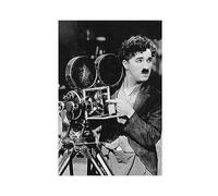 VOLBOZ Poster sur toile Charlie Chaplin pour chambre à coucher, comédien, comédien, dortoir, chambre à coucher, décor sportif, paysage, bureau, chambre, cadeau, sans cadre, 40 x 60 cm
