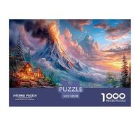 Volcan Puzzle pour Enfants DébutAnts, Paysage Naturel Carton RésistAnt, Développement Cognitif, Loisir Infantile, Cadeau Simple & Beau 52x38cm/1000pcs